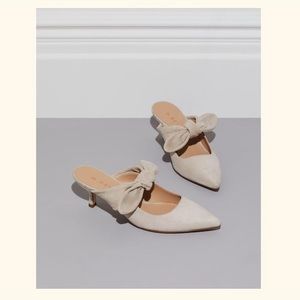 M. Gemi nude kitten heel mule